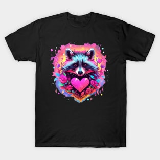 raccoon love T-Shirt